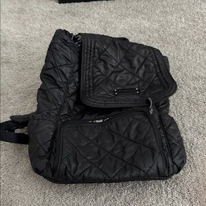 Vera Bradley Black Quilted Backpack